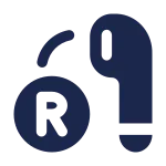 Airbuds Right SVG Icon